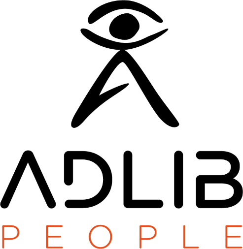 adlib people logo fond blanc